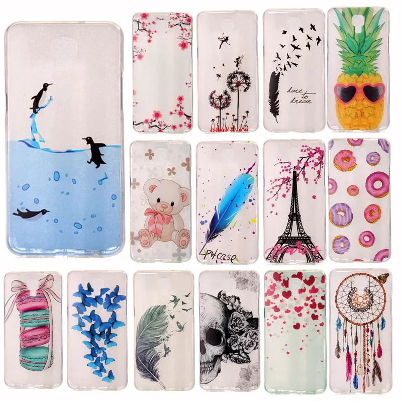 

For LG X Screen K500 Transparent Case Cute Cartoon Silicone TPU Gel Back Cover Case for LG X Screen K500ds K500n K500tr K500y