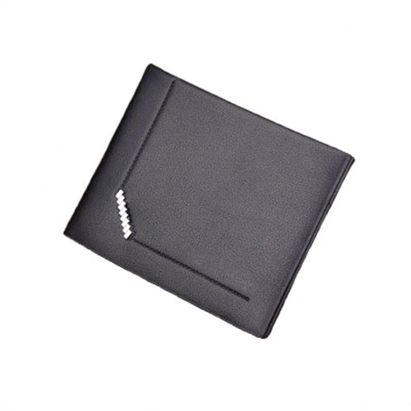 

Fashion Men's short embossed wallet High quality PU fabric leather clutch Multi-card holder wallet money clamps