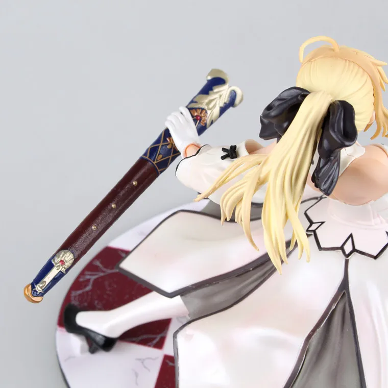 Фигурка из японского аниме Fate stay night White 21 см саблевая Лилия меч Золотой Победы ПВХ