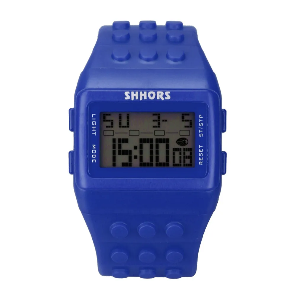 Женские часы унисекс красочные цифровые наручные часы спортивные женские часы bayan saat reloj hombre# p6 - Цвет: Blue