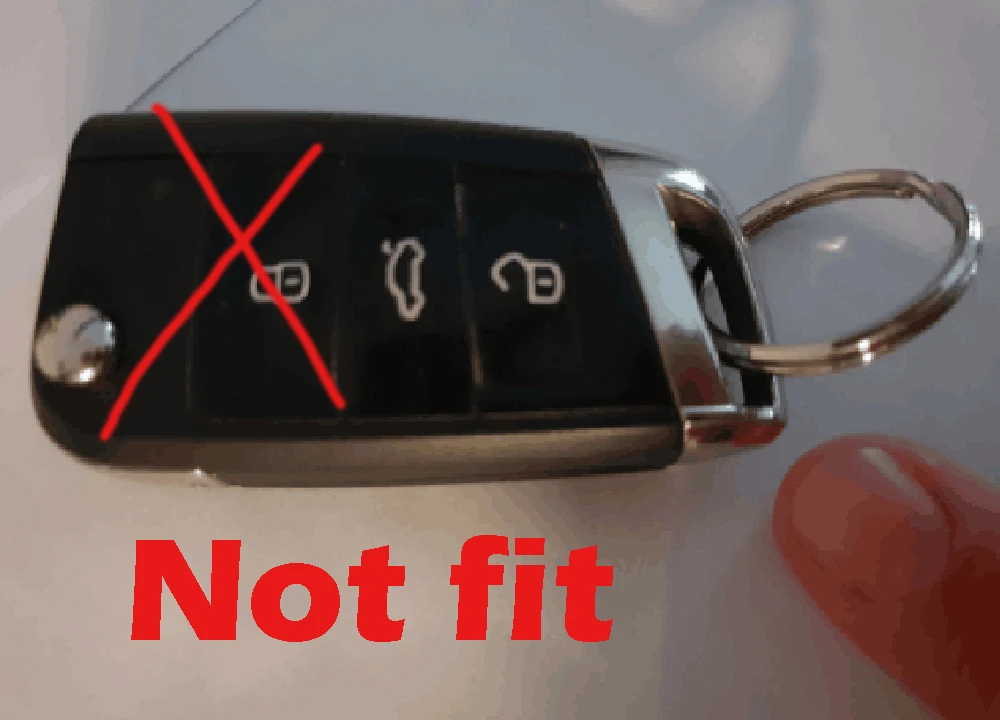 Чехол для ключей автомобиля из углеродного волокна DEE для VW Golf 7 MK7 Skoda Octavia A7 Seat Leon Ibiza откидной складной чехол для дистанционного ключа аксессуары