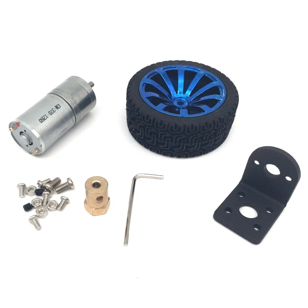 Eixo da Engrenagem 4mm do Motor do Codificador da C.c. v com o Suporte de Montagem Acopla a Roda de 65mm Rpm para o Motor do Modelo do Carro 12-620 6 v 12 24 Que 11 codificador da c.c. 6 v 12 v