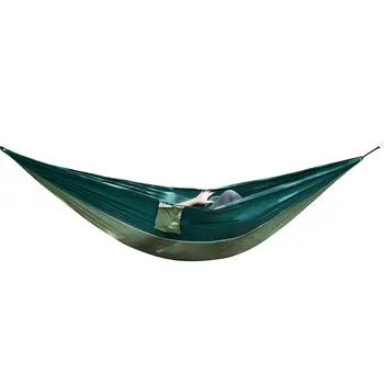 

Customized Color swing hammock Portable Breathable Camping Parachute Taffeta Fabric Camping Hammock
