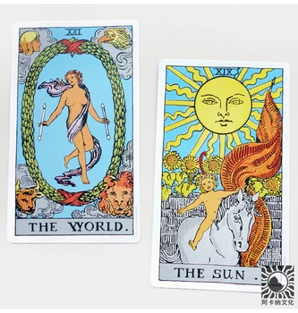 

Full English big size Giant Rider Waite Tarot cards Factory Made High Quality Tarot Deck Board Game Cards
