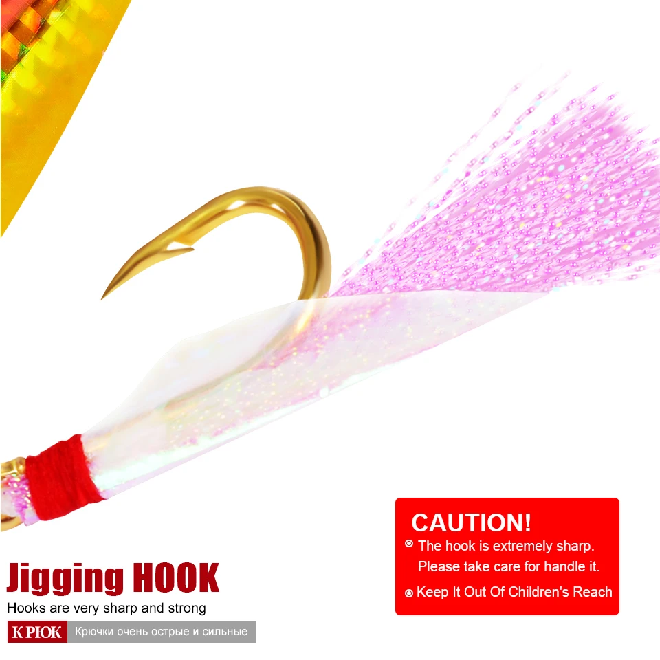 7 PC Jigging Chumbo 120G de Peixe11