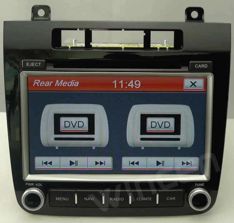 RoadRover бренд " автомобильный DVD gps плеер для VW Touareg 2012 Поддержка оригинального кондиционера дисплей стиль интерфейс