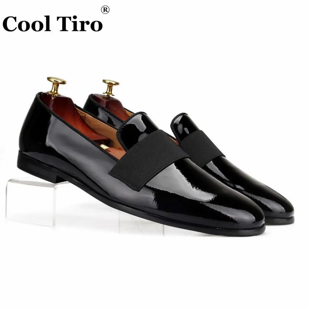 black Patent leather Loafers Dress shoes (1)