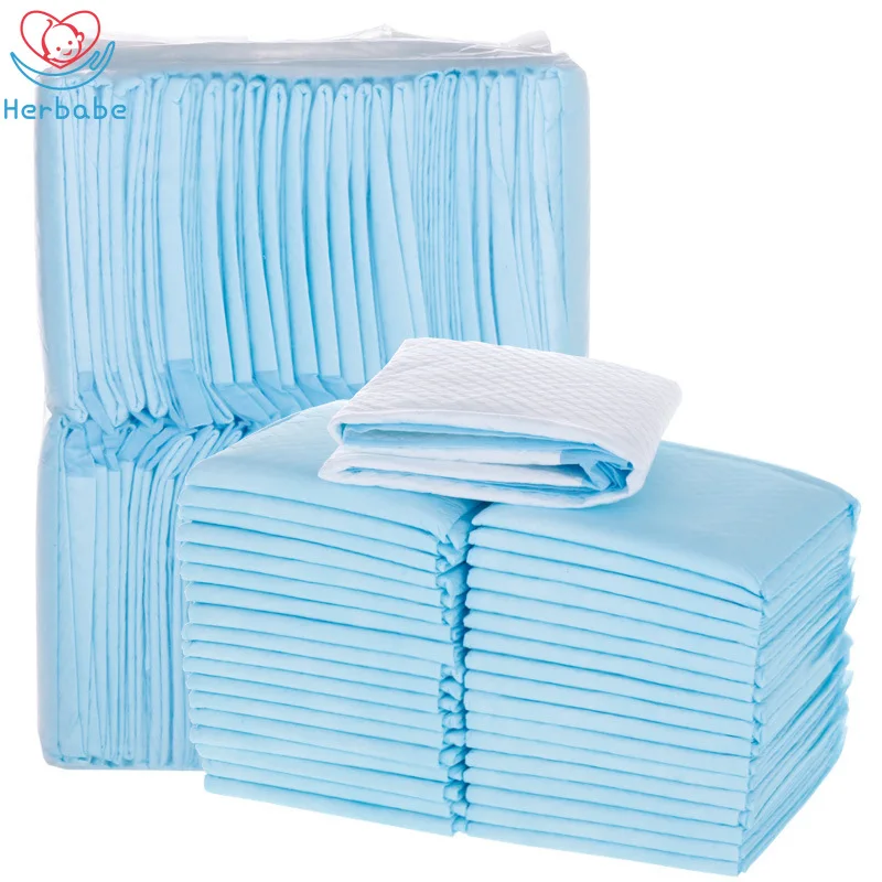 Waterproof Disposable Infant Diaper Pad Breathable Incontinence Bed Protector Disposable Absorbent Sheet Newborn Children Disposable Mattress Menstrual Pad Baby Supplies for Adult or Pets. Child