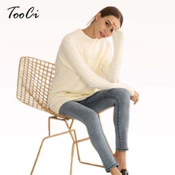 

Elegant New Fashion Women Pullovers And Sweaters In Pink Long-Sleeved Bottoming Knitted Sweater Spring Sweater For Lady