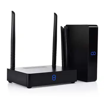 

Hd595 3D Holographic Projector Wireless Hdmi Transmitter Receiver Video 5.8 Ghz 450M Sender Extender With Digital Display Us P