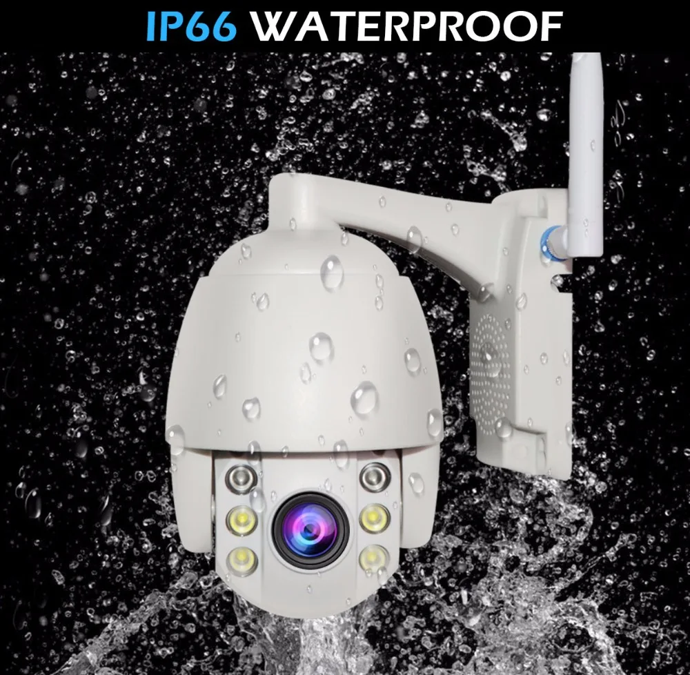 Супер мини 1080 P 2MP беспроводной PTZ скорость купол W-ifi IP камера Открытый 5X зум-объектив CCTV безопасности камера ИК Ночное Видение движения