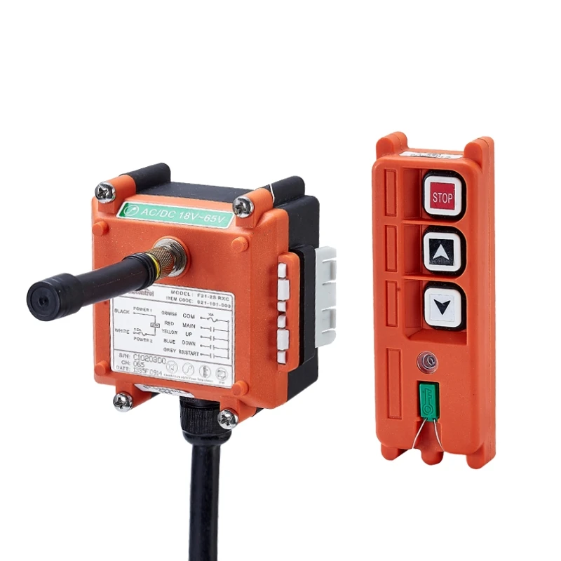 

F21-2S two single speed buttons radio industrial remote control