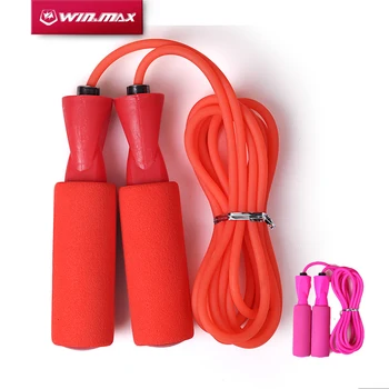 

Winmax Home Gym 3m Pink/Red Classical Rubber Jump Rope Foam Handle Jumping Rope Skip Rope
