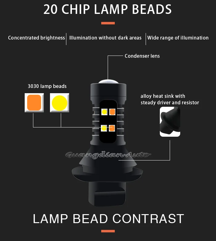 Tcart 2 шт. светодиодный светильник T20 7440 PY21W T25 3157 Canbus led DRL Дневной светильник s сигнала поворота светильник P21W 1156 WY21W BAY15D 7443