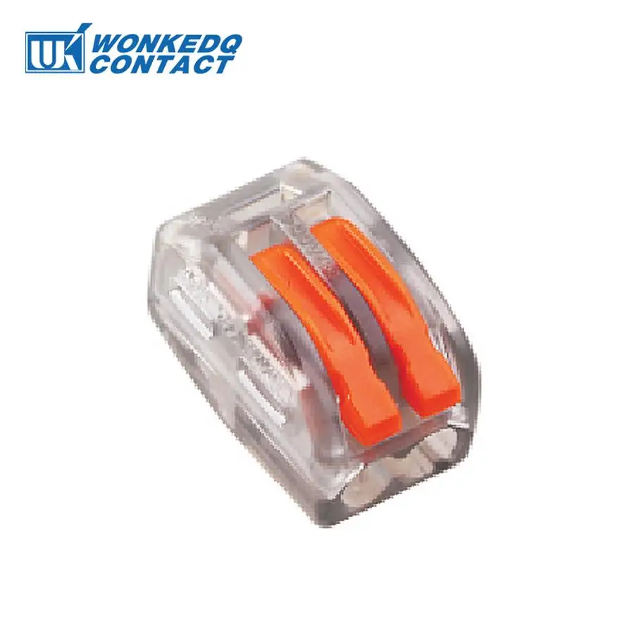

Wire Connector Terminals 222-412 Quick Wiring Compact Splicing Connector Plastic Material PC Wago Fast Connectors 20PCS