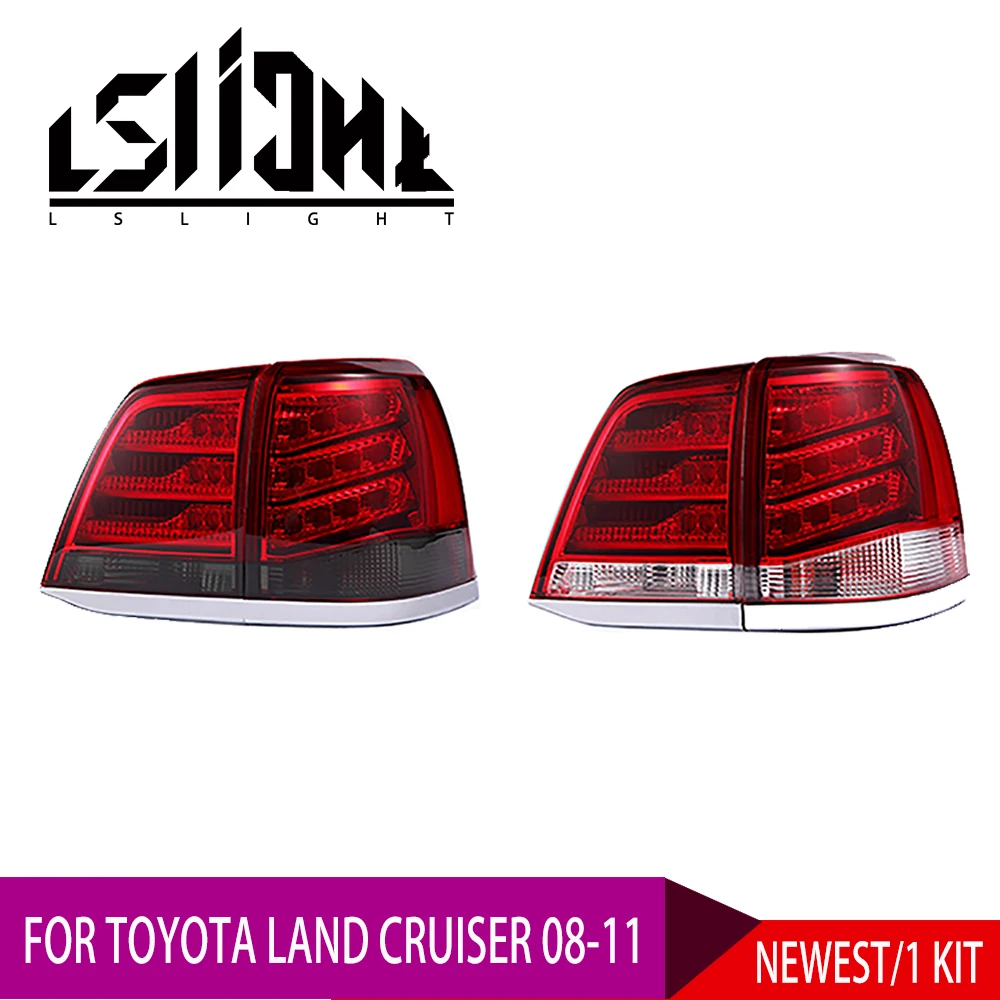 Llight для Toyota Land Cruiser 2008 2009 2010 2011 LED задний фонарь в сборе стоп сигнальная лампа