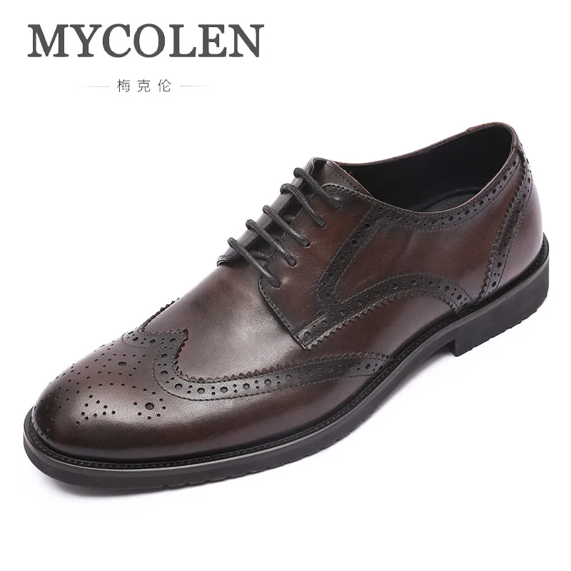 

MYCOLEN 2019 The New Listing Autumn New Business Dress Shoes Luxury Product Men'S British Casual Shoes Sapatos Masculinos