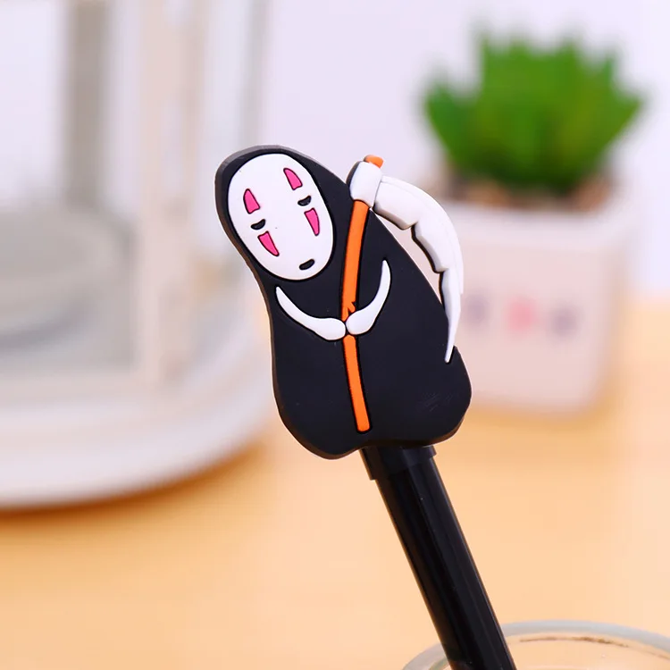 Японский мультфильм Унесенные спиралью милые без лица человек гелевая ручка черный 0,5 мм ручка студенческий подарок Офисные принадлежности школьные канцелярские принадлежности - Цвет: Blade