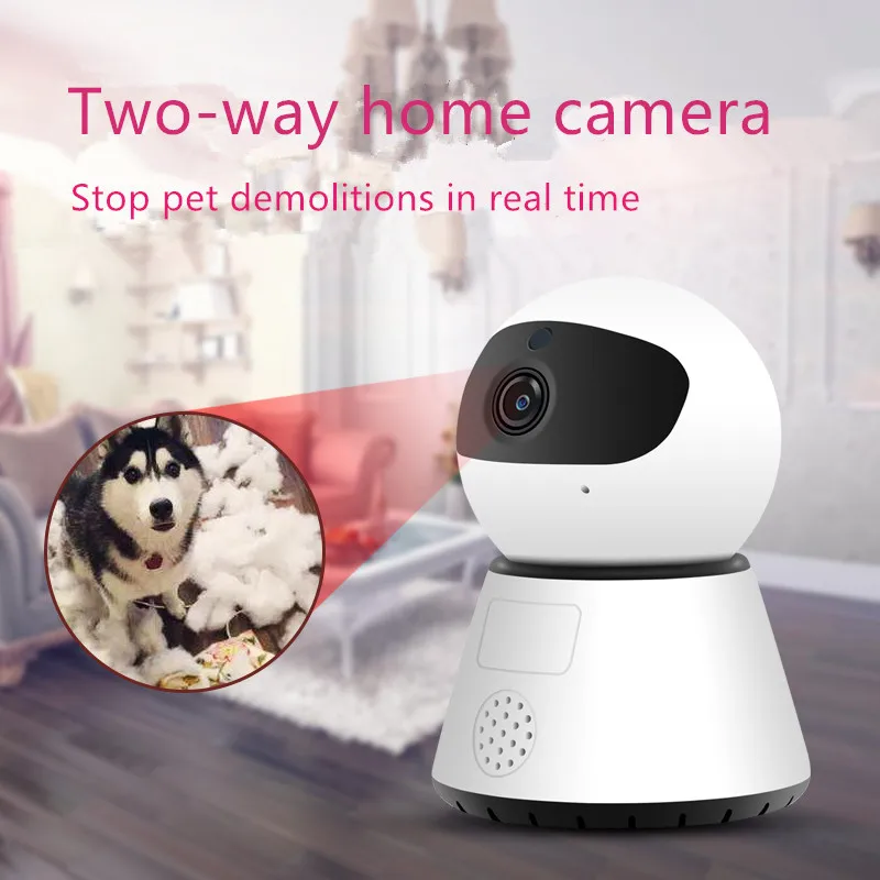 8G TF card storage and cloud storage security camera wifi home remote 720P HD smart network surveillance cameras