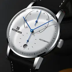 Швейцария BINGER Для мужчин часы Элитный бренд автоматические механические Для мужчин s часы сапфир мужской Японии двигаться Для мужчин t reloj