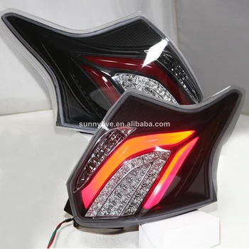 

For Focus 3 LED Strip Tail Lamp For FORD Hatchback Back Light 2012-2014 Year Smoke Black TW