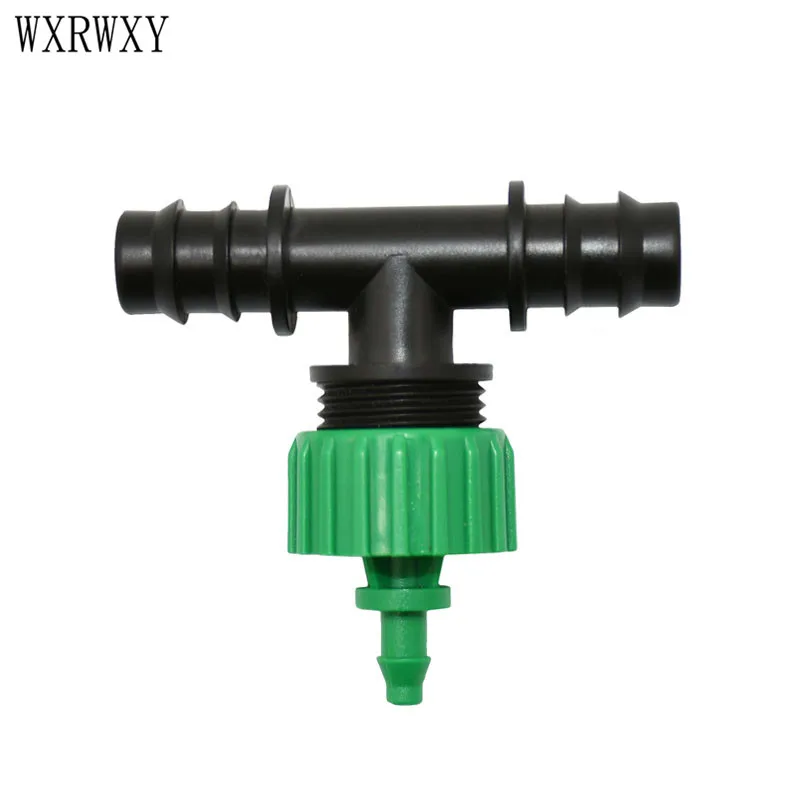 

wxrwxy Garden hose 1/4" to 16mm reducing tee barb 1/2" to 1/4" Hose Tee Connector 3/8" water splitter 2pcs