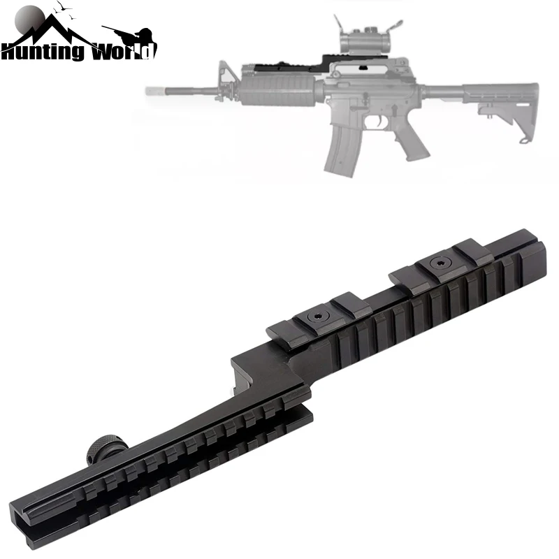 

Tactical AR15 M16 Z-Type Carry Handle Scope Mount Side Off-set Bi-level Rise Sight Mount Hunitng Airsfot 20mm Weaver Rail Moun