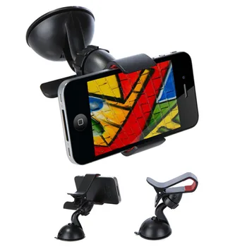 

by DHL or EMS 500 pieces Phone GPS Accessories Car Sucker Mount Bracket Holder Stand Universal Gift Cleaning Cloth