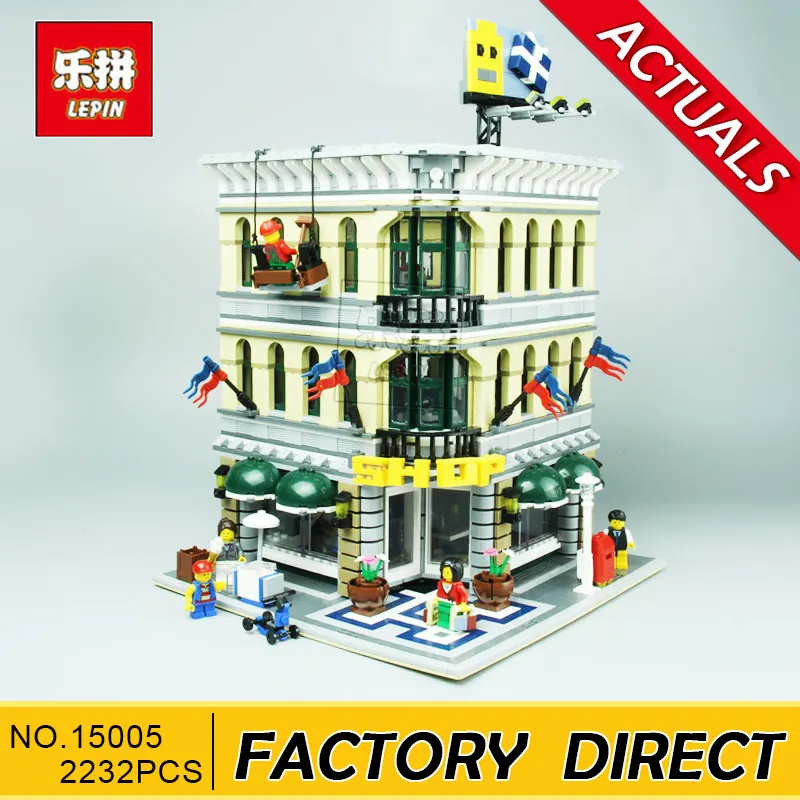 

Lepin 15005 2232Pcs City Grand Emporium Model Building Blocks Kits Brick Toy Compatible 10211