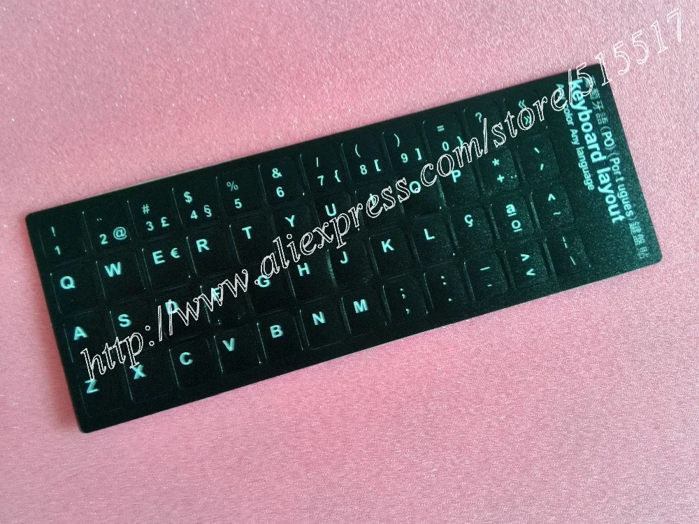 O Envio Gratuito De 30 P s lote Preto Portugu s Teclado Langue Adesivos 