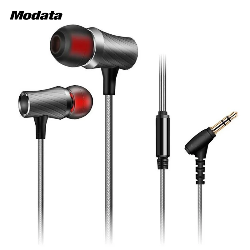Высокое Качество Металла Наушники Стерео Тяжелый Бас Звук 3.5 мм