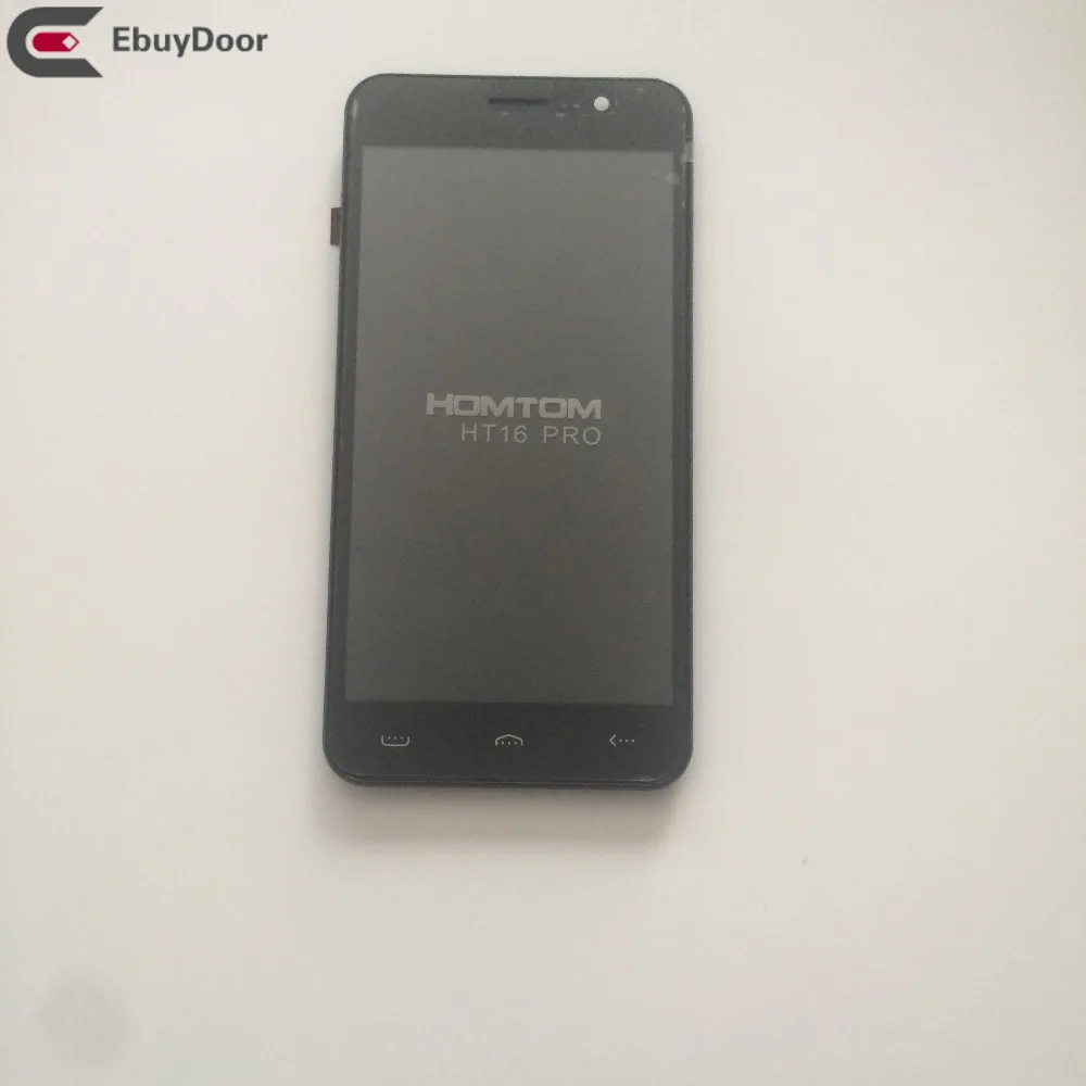 

Used LCD Display Screen + Touch Screen + Frame For Homtom HT16 Pro MTK6737 Quad Core 5.0 Inch 1280x720 Free Shipping