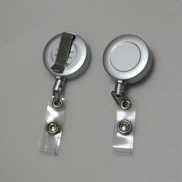 

1pc Plastic Badge Reel for Access Card, Retractable Chain for Work Card,Name Card Holder Reel