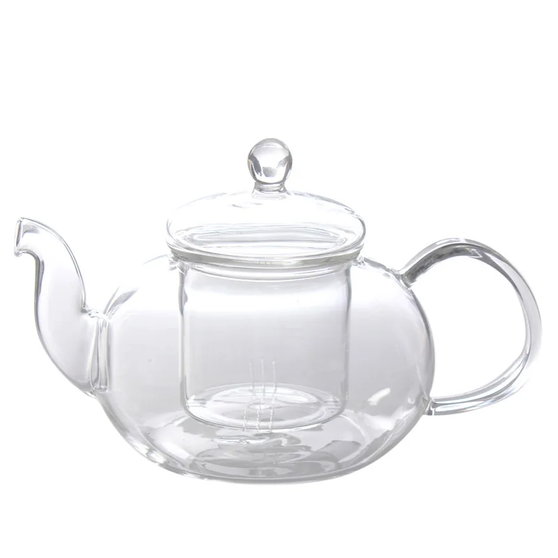 Kungfu Teapot Heat Resistant Glass Tea Pot 800ML Glass Kettle Clear
