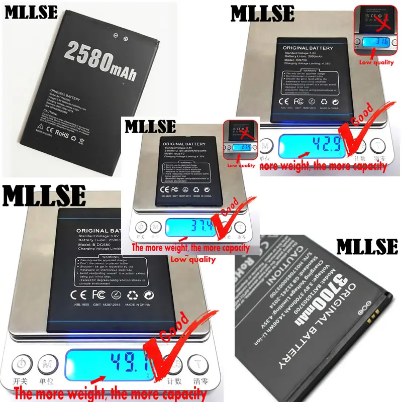 BAT16503700 BAT17582580 DG750 B DG580 батарея IBIZA F2 Для DOOGEE X7 Pro X20 X20L батареи с железной костью KISSME +