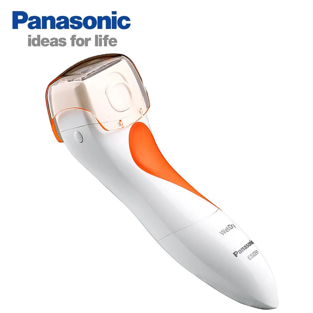 Panasonic Women Epilator ES2291 Body Wash Wet and Dry Female Remover Lady Shaver Foot Bikini Trimmer Use Dry Battery