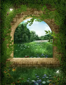 

Magic Kids World 3d environmental Mural non-woven wall paper 3d mural photo wallpaper the fairy tale background homedecoration