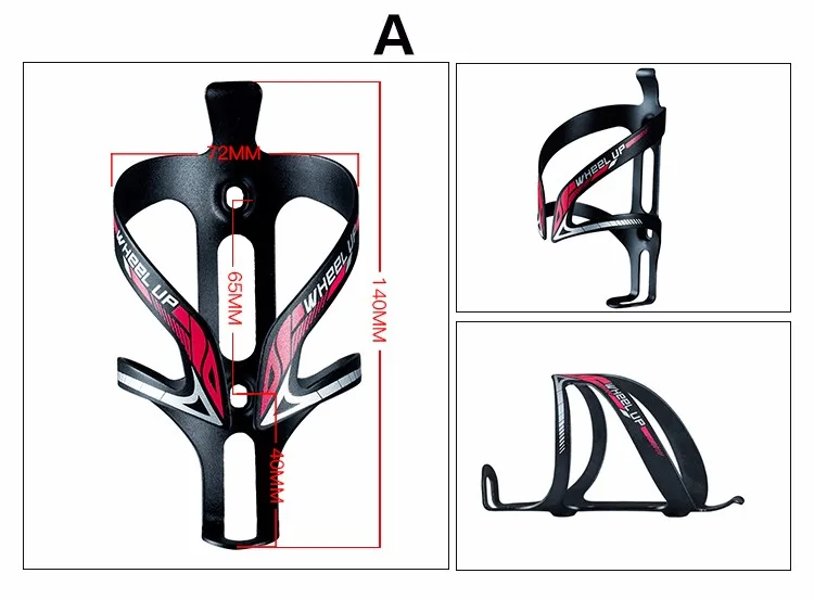 WHEEL UP ультра света алюминиевого сплава велосипедов бутылки воды держатель MTB дорога горный велосипед бутылки кейдж гора аксессуары велоспорт крепление для на велосипед флягодержатель