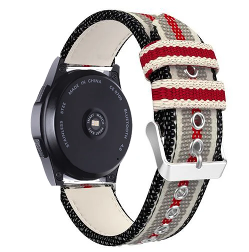 22 мм 20 huami amazfit bip ремешок galaxy watch 42 46 активный для Samsung Gear S3 s2 sport Frontier Classic Band huawei gt