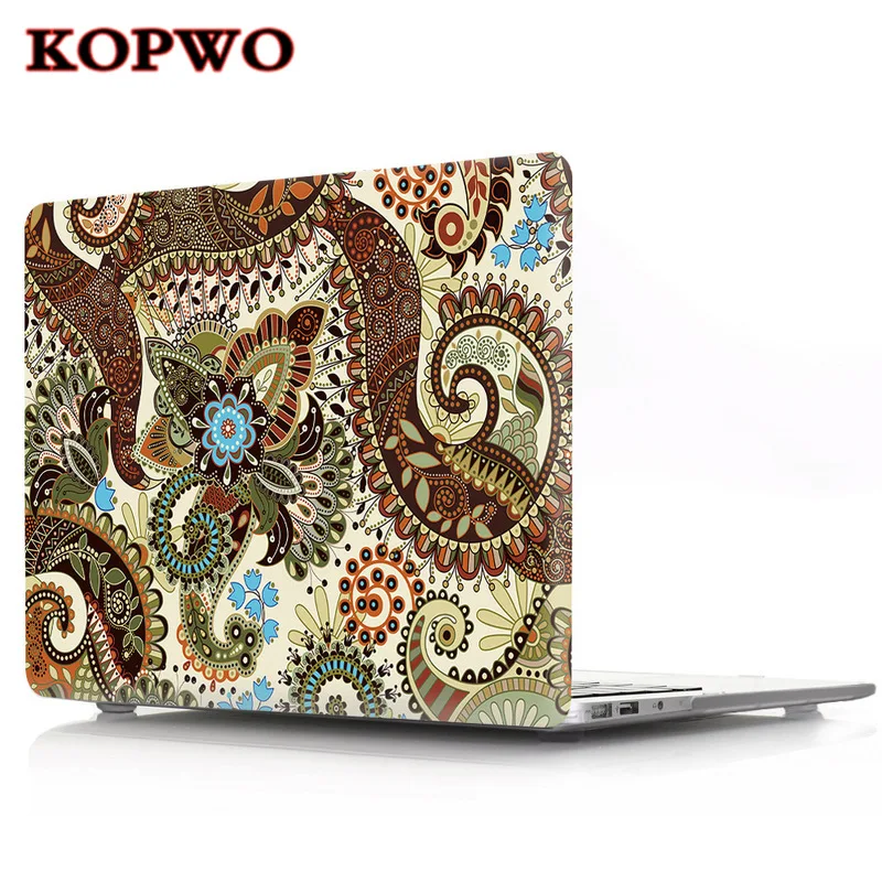 

KOPWO Notebook Mandala Pattern Case Laptop Protective Cover for Macbook Air Pro 11.6 12 13.3 15.4 Retina A1369 A1466 A1932 A1502