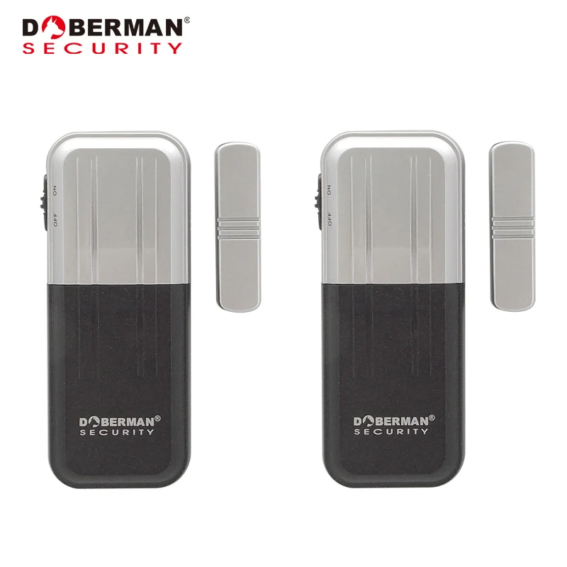 

2pcs Doberman Security Magnetic Door Window Alarm Home Protection Security Alarm Sensor Detector Alarm for Home Warning Burglars