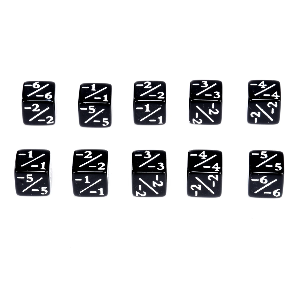 10 шт./компл. кости счетчики отрицательный-1/-1 для Magic сбор MTG игры Интересные кости группы Вечерние игры смешная игра набор Игральный костей