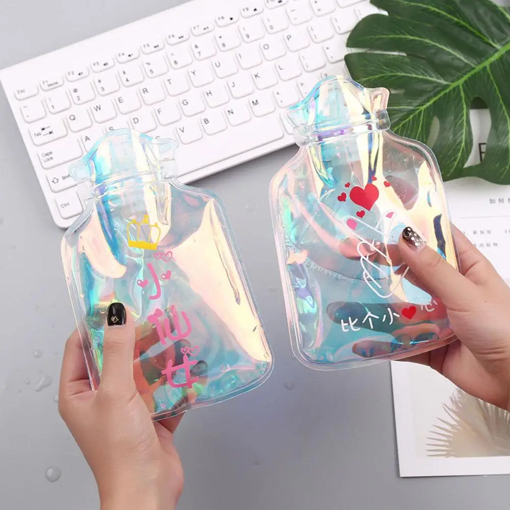 

Winter Transparent Portable Water Injection Hot-water Bag Warm Hand Warmer