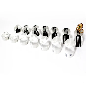 

7pcs/Lots Fashion Popular Acrylic Jewelry Stud Earrings Ring Holder Bracelet Hand Catenary Jewelry Display Shelf Rack Frame