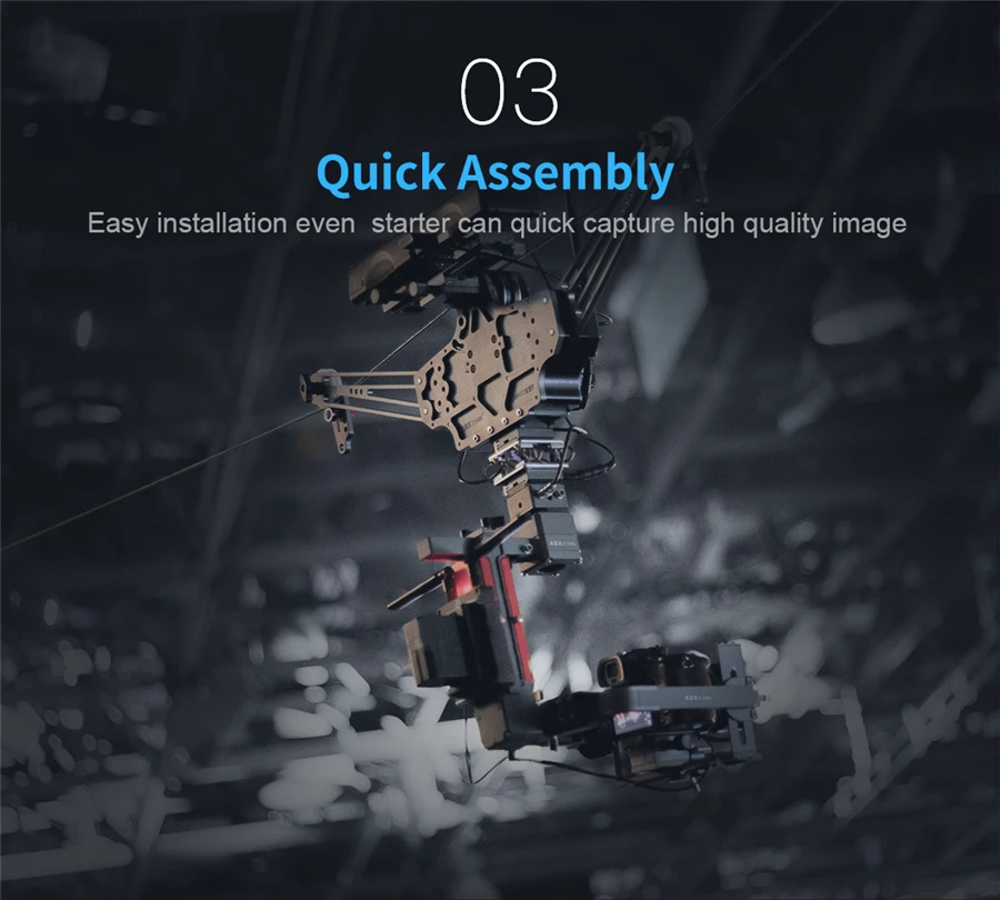 ASXMOV Flying Fox профессиональная кабельная система карданный трос слайдер dslr gimbal контроллер для видеосъемки аэрофотосъемки