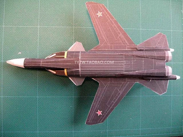 Военная Униформа Бумажная модель Su 47 Золотой резьба истребитель бумага для ручных поделок модель для самолета руководство класса бумажные игрушки модель