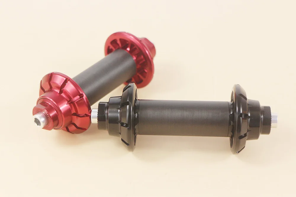 powerway PHB-R51 road bike racing front hub 85g 18h 20h black red straight pull hub