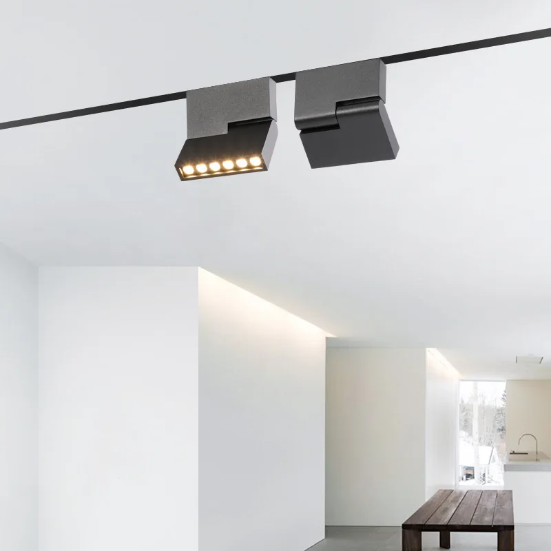 Трековый светодиодный светильник 6 вт 12 трековый CREE s Rail Spot Light LED lighting acao Track
