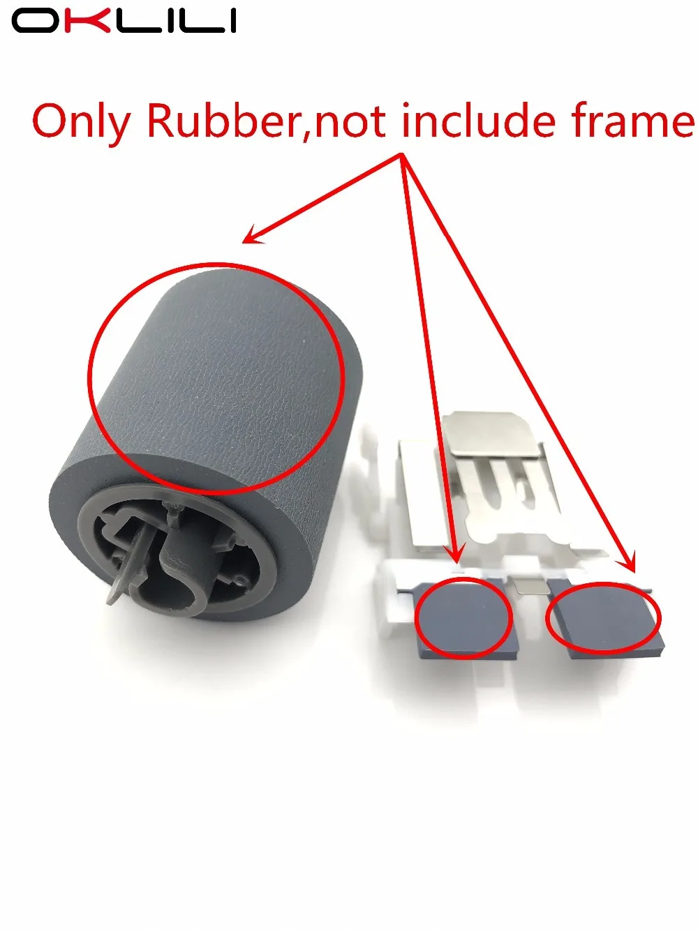 Conjunto do Assy da Almofada do Rolo da Picareta Almofada da Separação do Rolo do Recolhimento para Fujitsu S1500m S1500m Fi6110 N1800 10x Pa035860001 Pa03586-0002 - Imagem 6