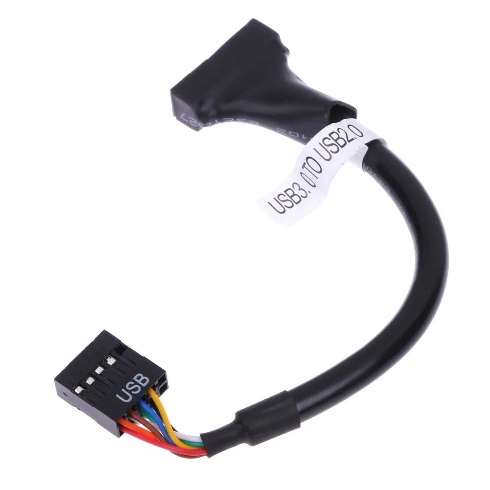 

H73 To Usb 2.0 9 Pin Female Motherboard Cable Data Cord Wire For Cd-romm/floppy Drive Panel